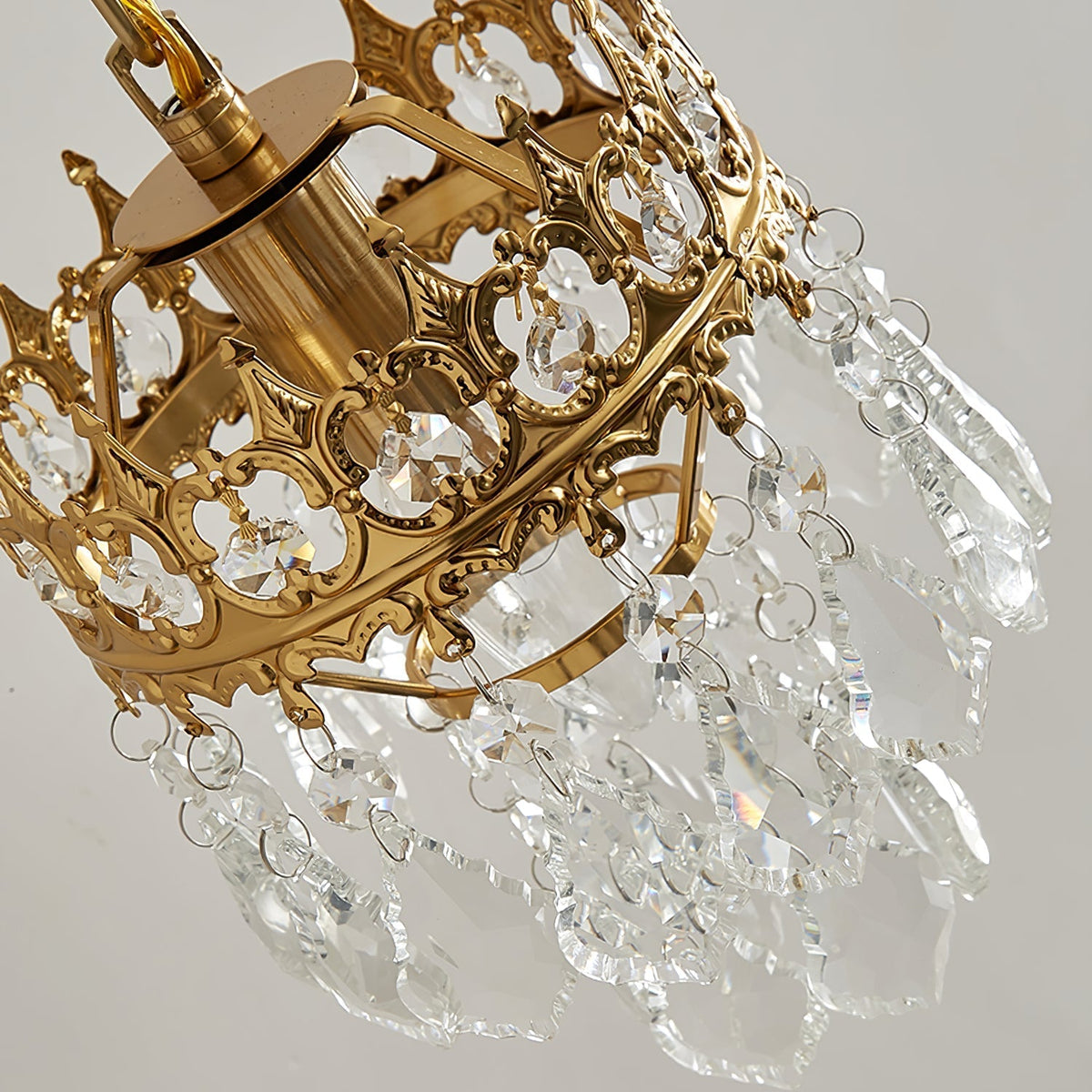 Ivmarila aplique de pared Corona de Arte nórdico en cristal