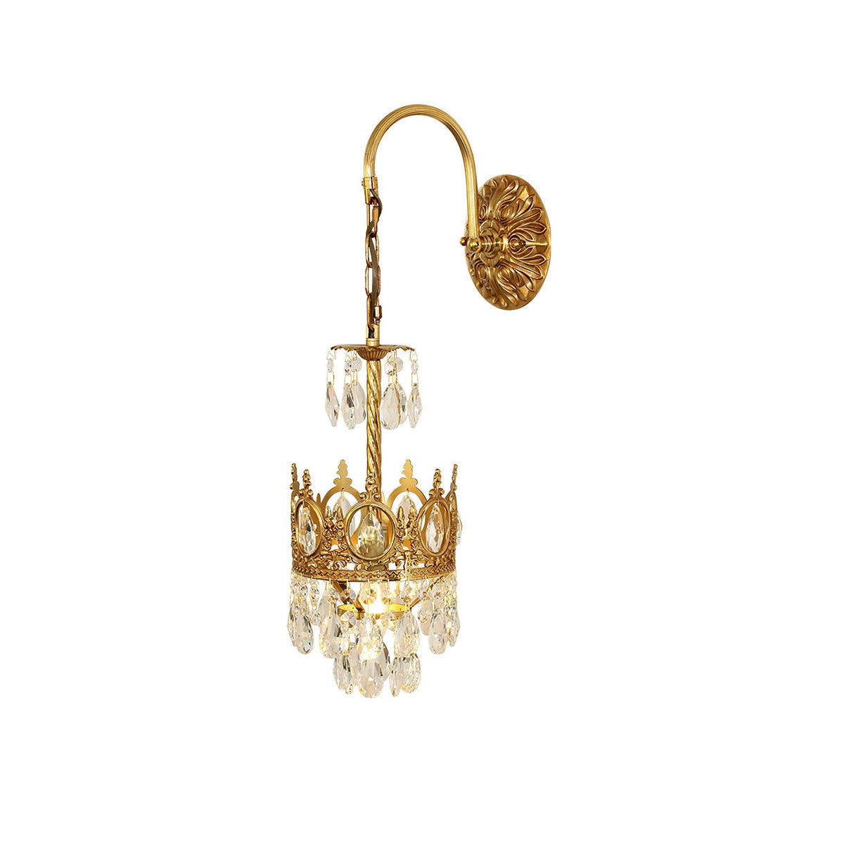 Aplique de pared cristal Crown