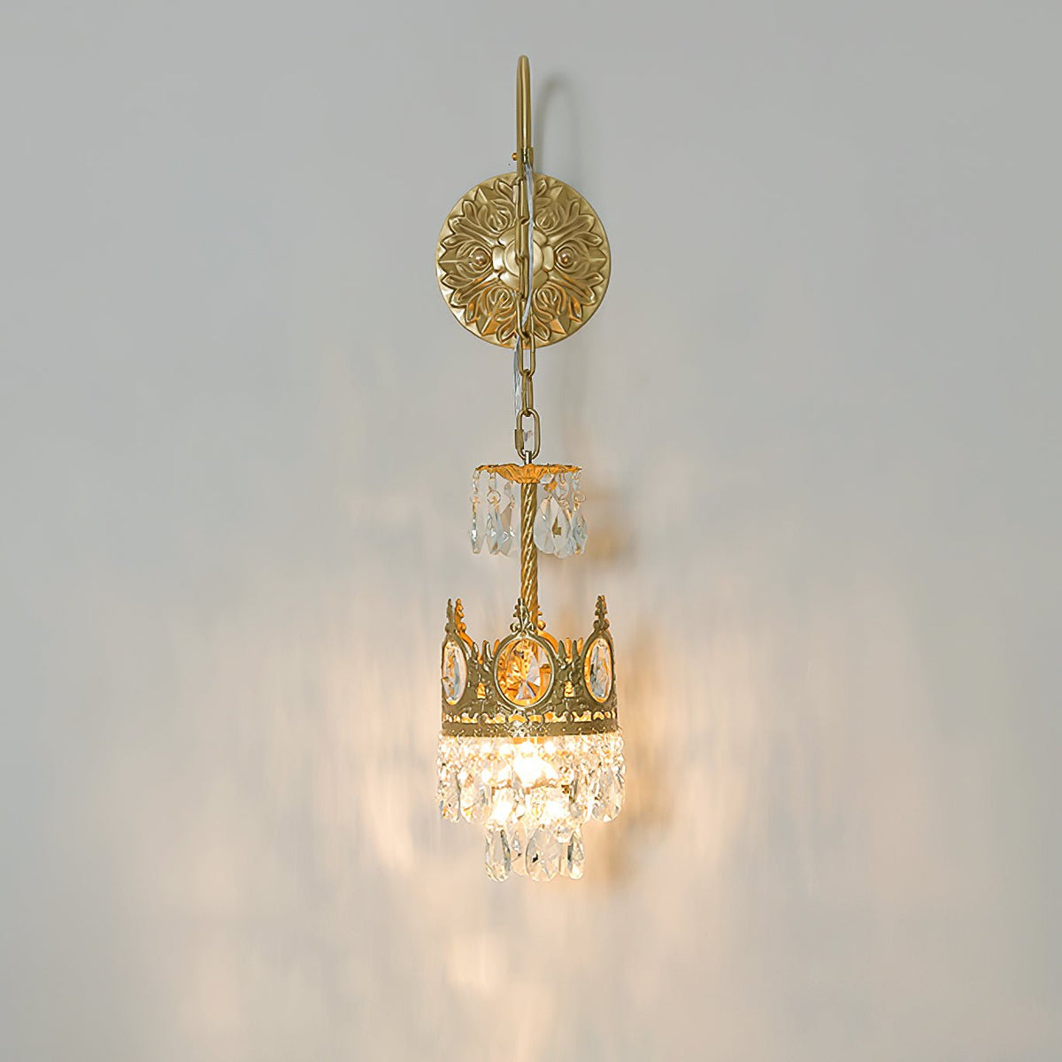 Aplique de pared cristal Crown