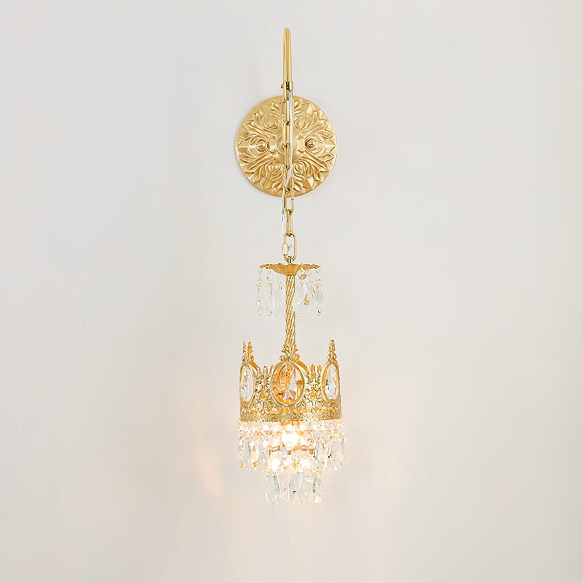 Aplique de pared cristal Crown