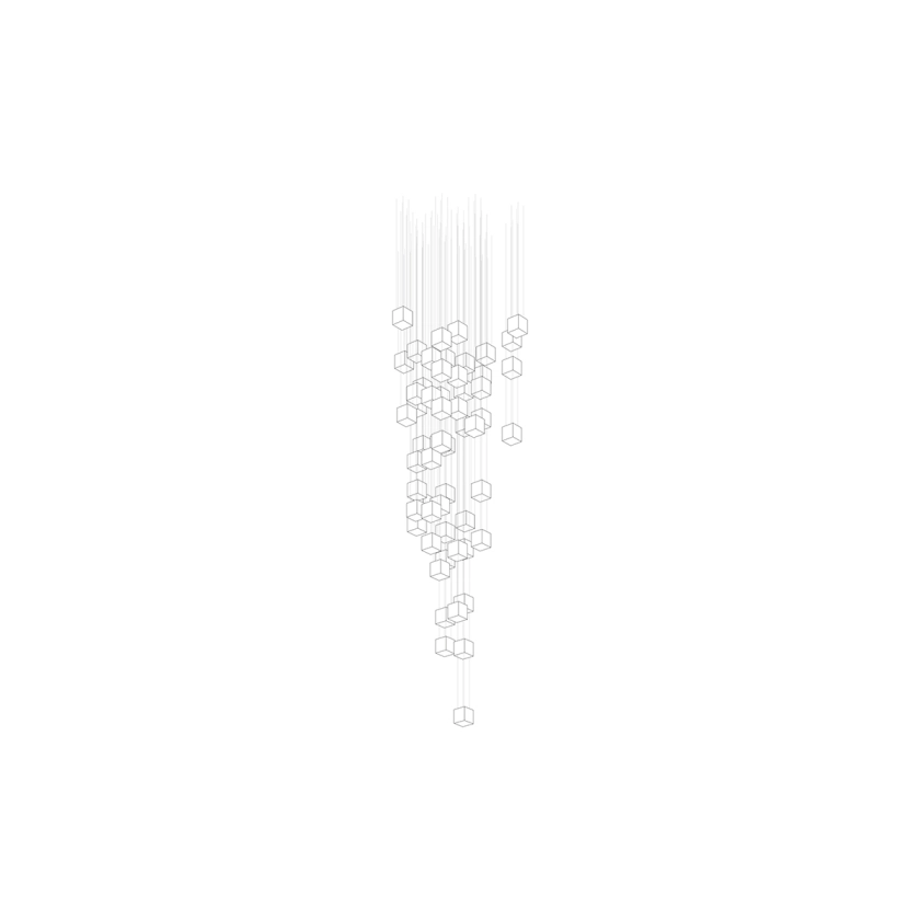 PixelMatrix lámpara de araña de cristal