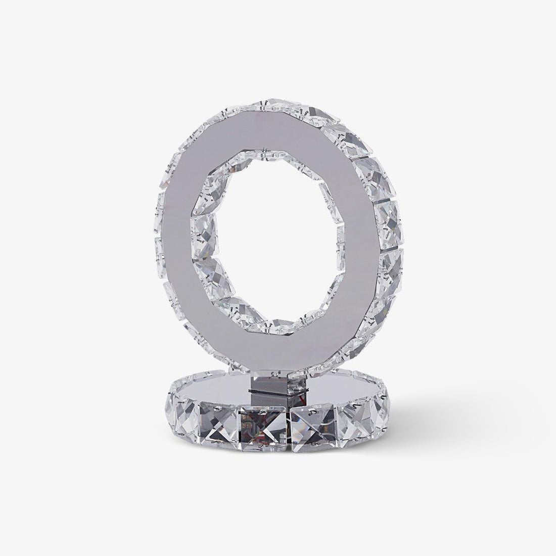 Ivor lámpara de mesa con anillos de cristal