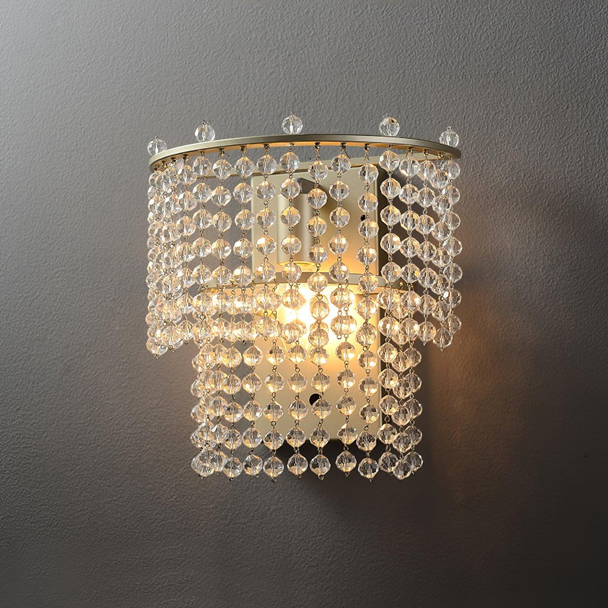 Cyranise aplique de pared de cristal