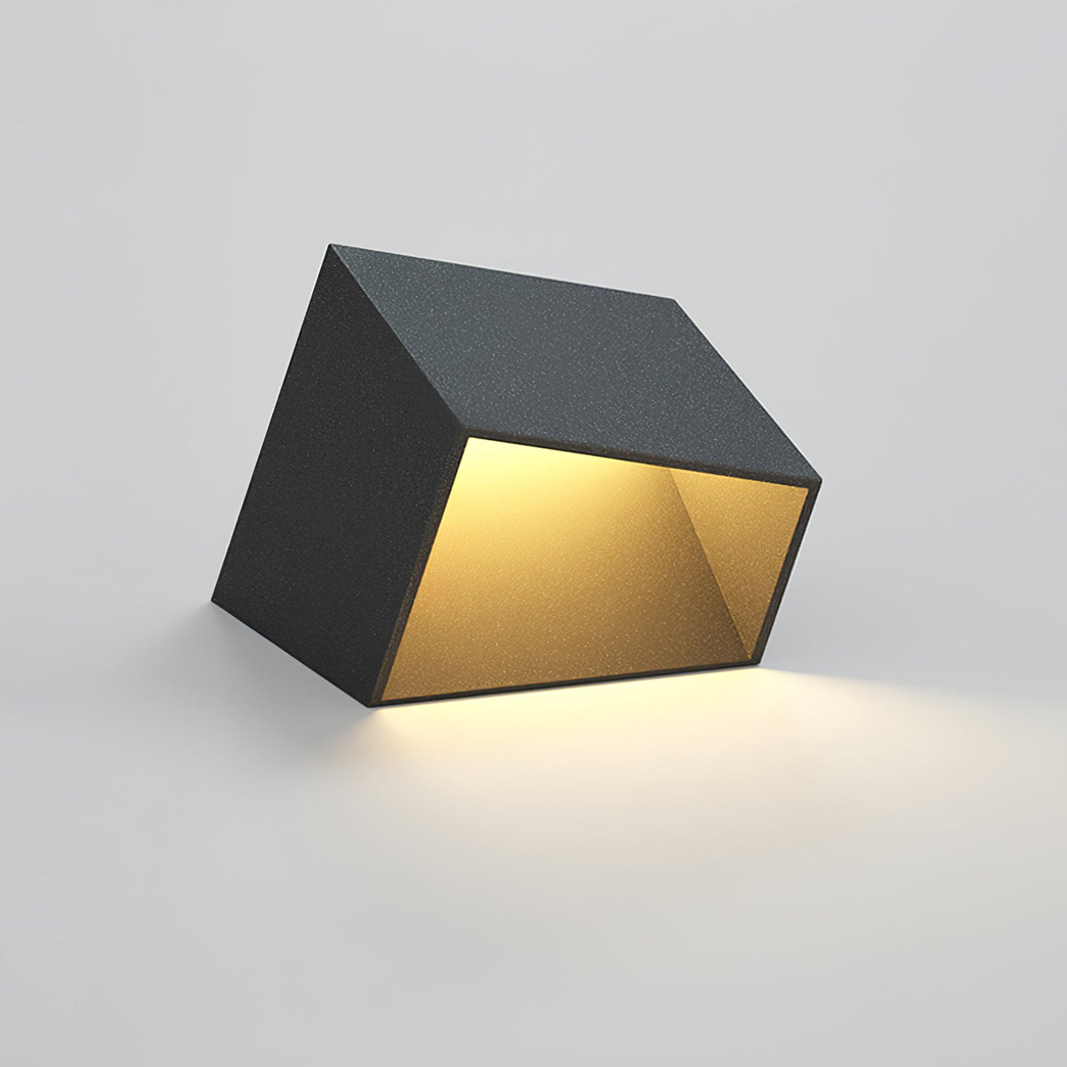 Evsore luminaria exterior cubo jardín solar único