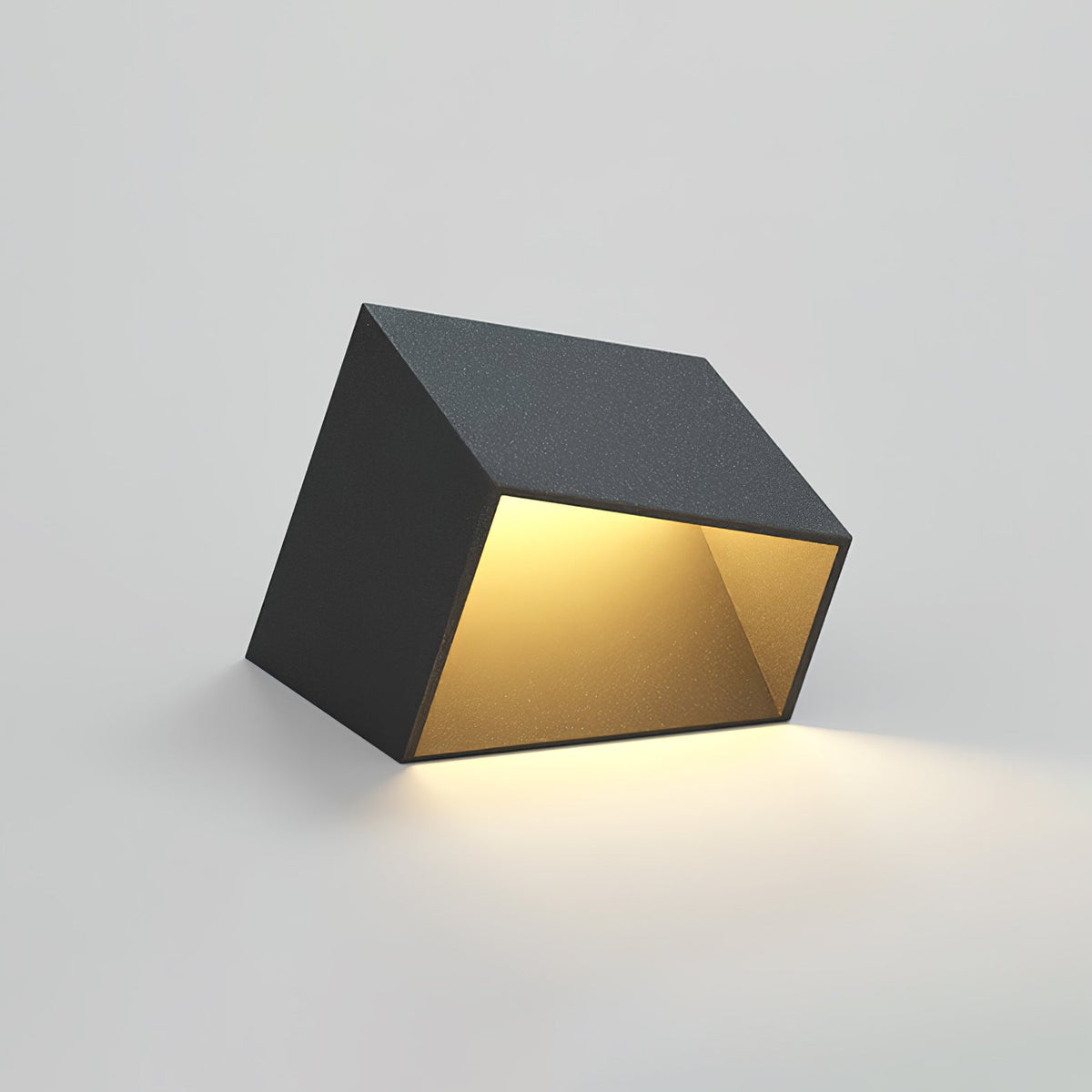 Evsore luminaria exterior cubo jardín solar único