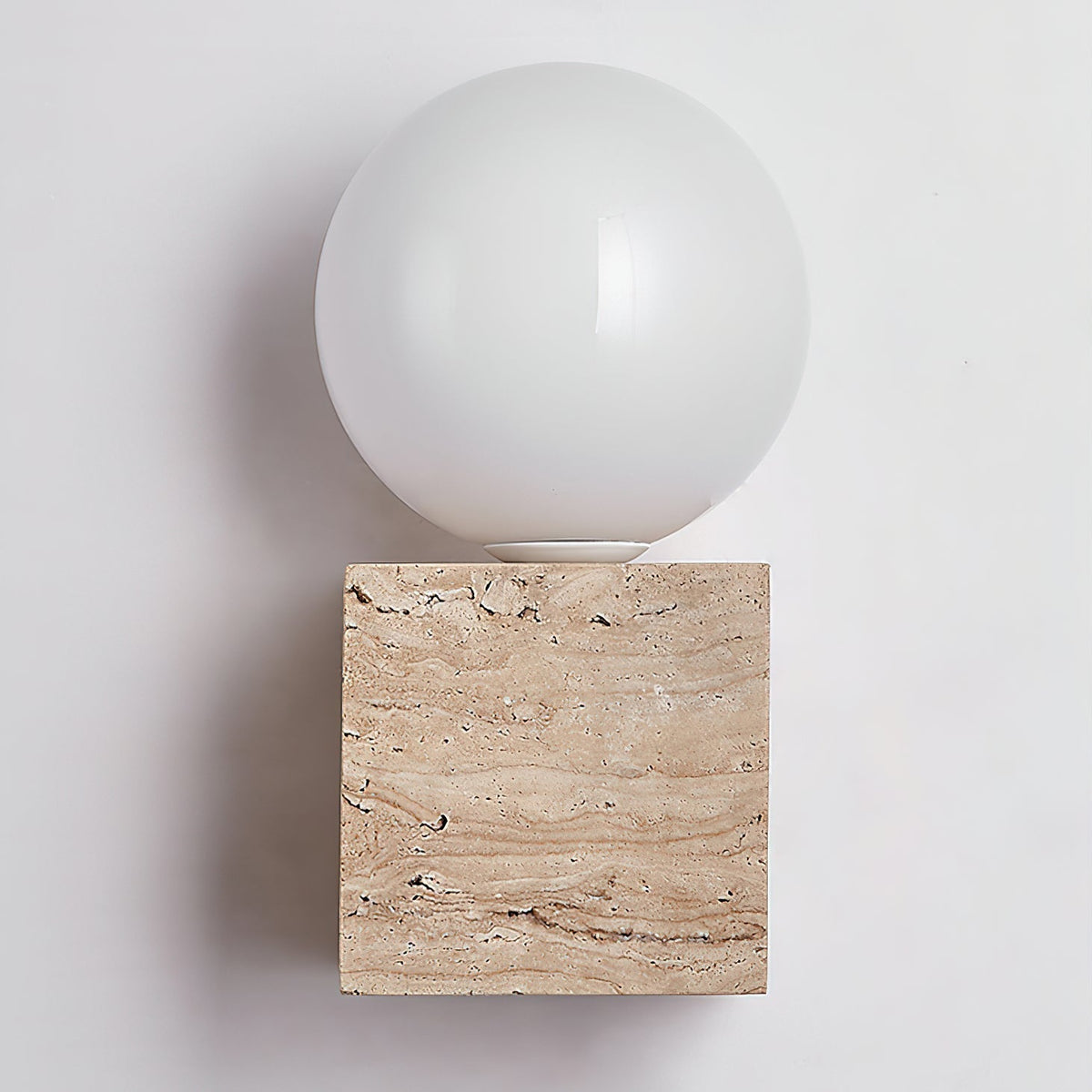 Eurlaean Cube-Base travertino aplique de pared