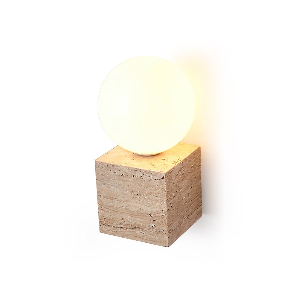 Eurlaean Cube-Base travertino aplique de pared