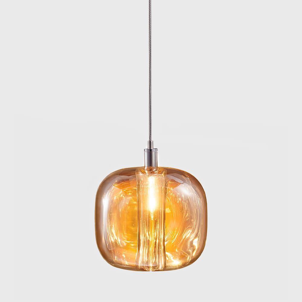 Glowcube lámpara de araña moderna de cristal