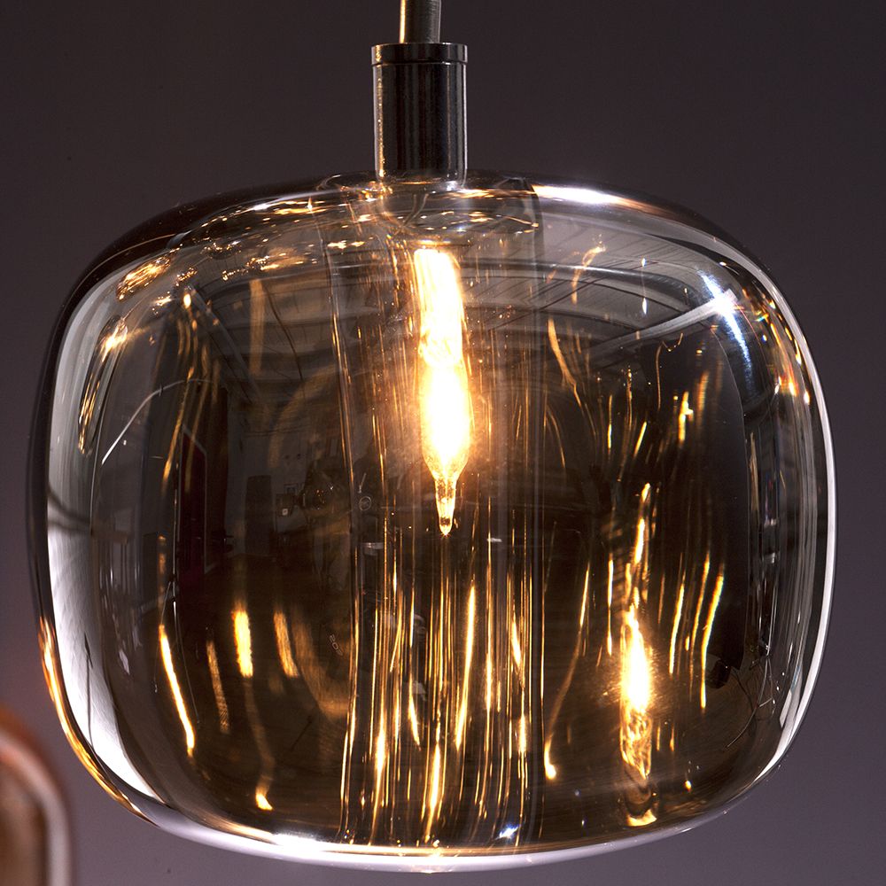 Glowcube lámpara de araña moderna de cristal