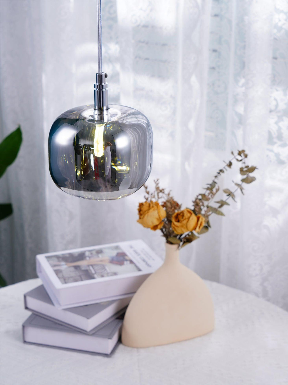 Glowcube lámpara de araña moderna de cristal