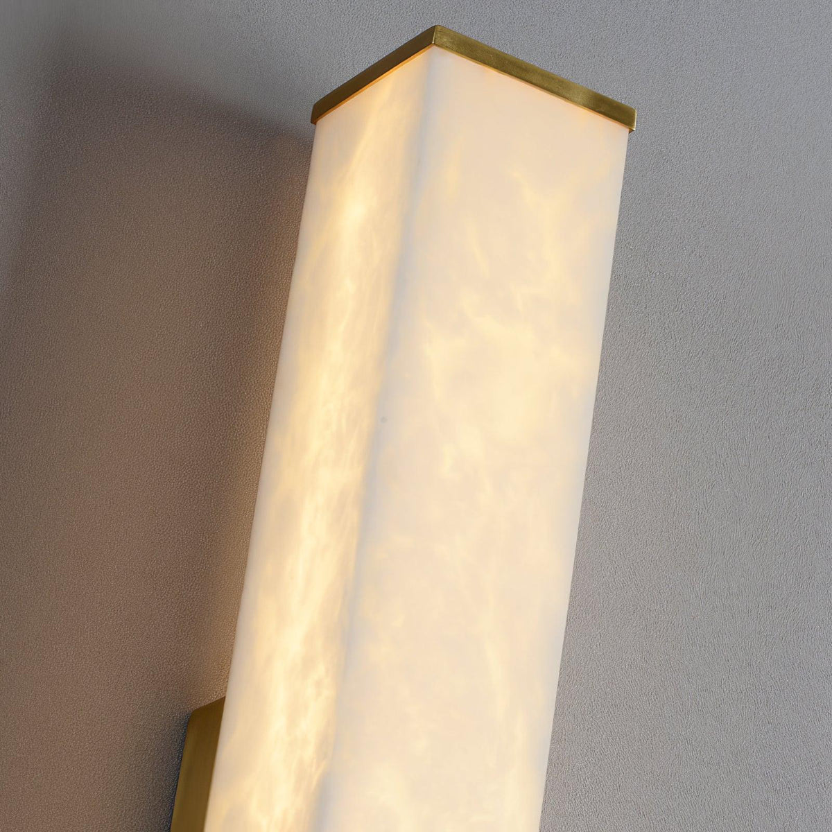 Vithaira aplique de pared lineal de alabastro