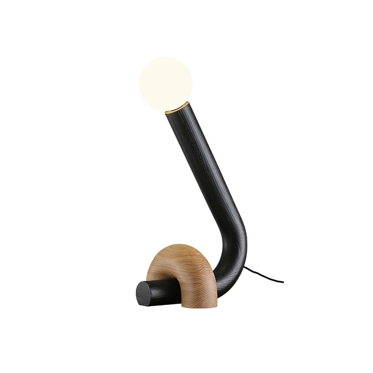 Arcus lámpara de mesa de madera