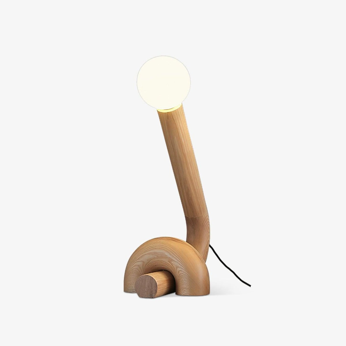 Arcus lámpara de mesa de madera