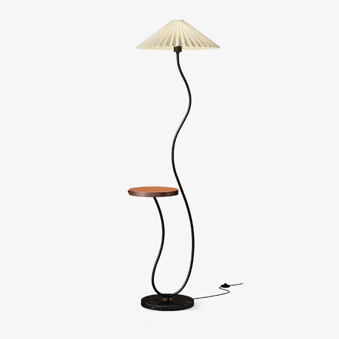 Ghel lámpara de pie minimalista de madera