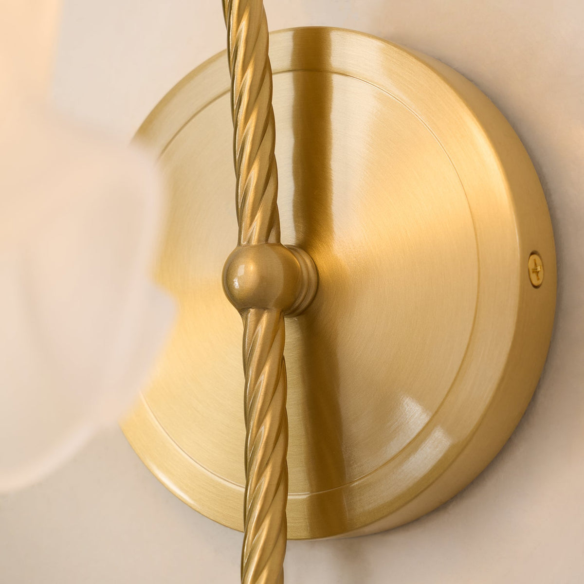 Celisenne aplique de pared cuello de cisne de latón con pantalla de vidrio esmerilado