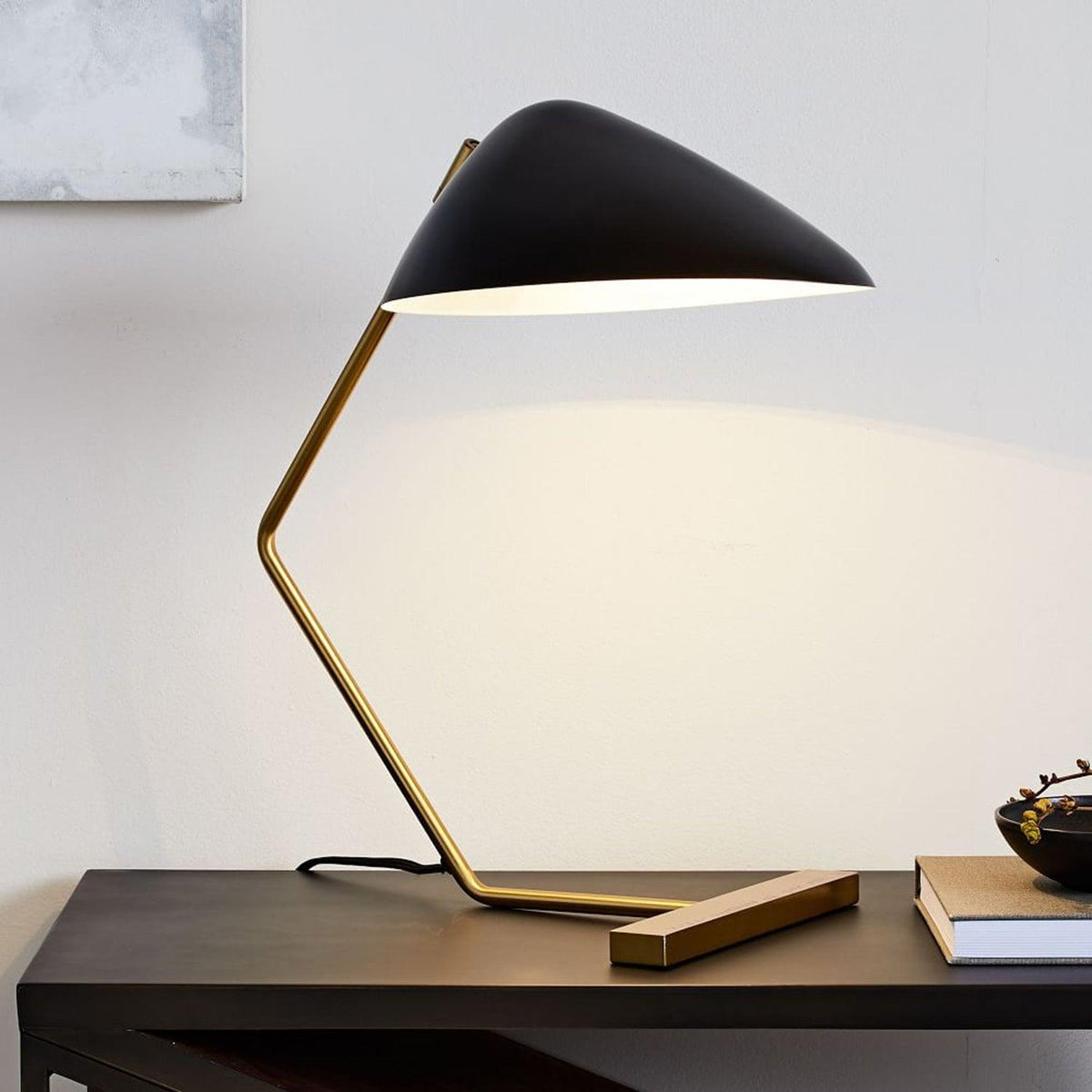 Velaice lámpara de mesa Mid-Century