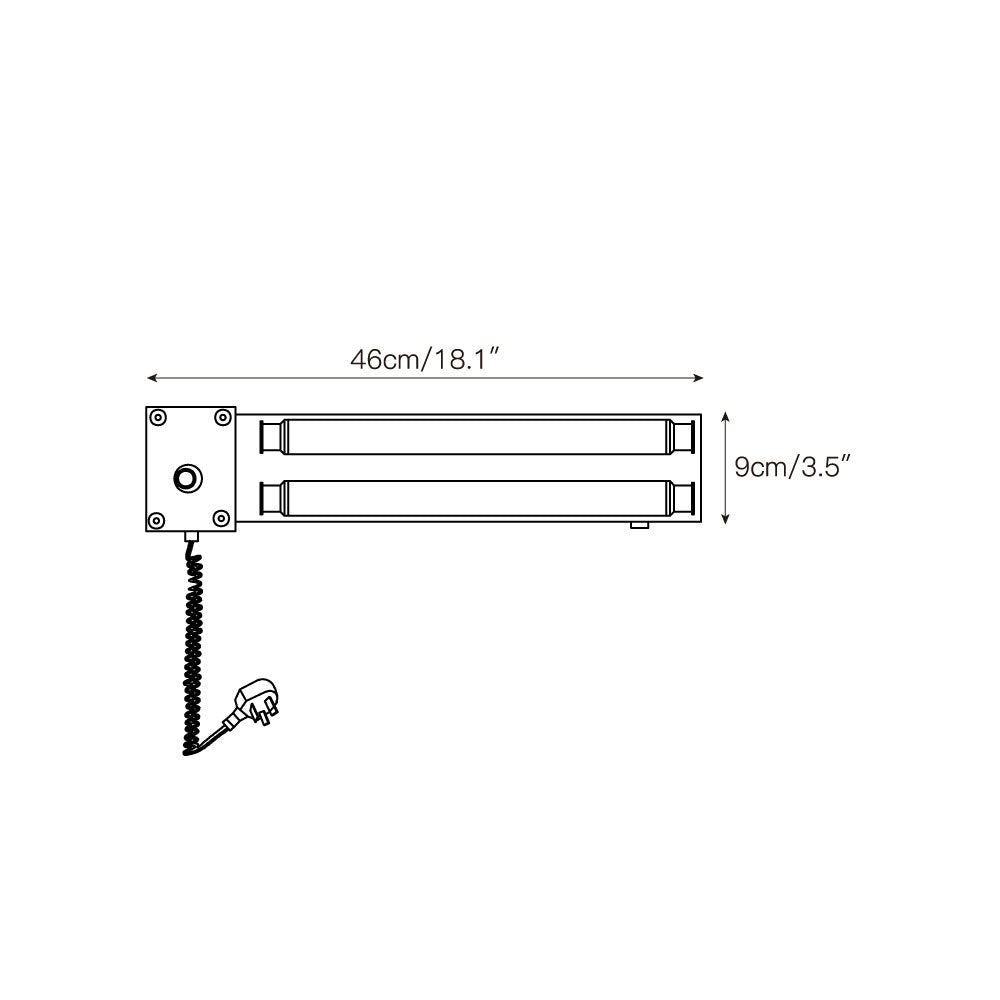Cutshall aplique de pared con enchufe enchufable