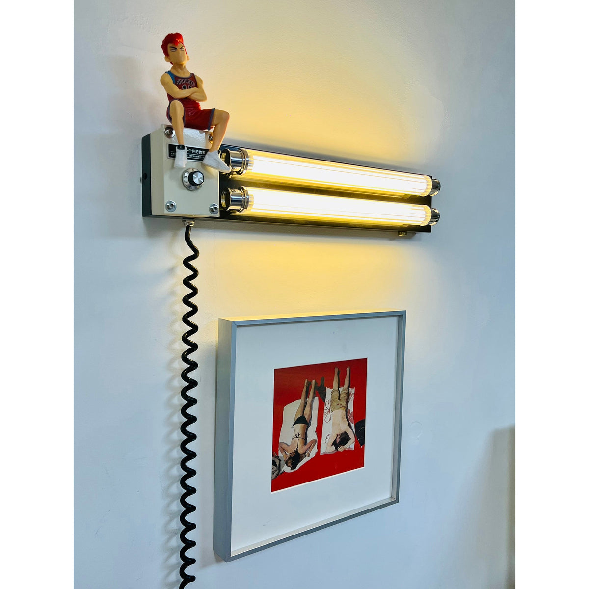 Cutshall aplique de pared con enchufe enchufable