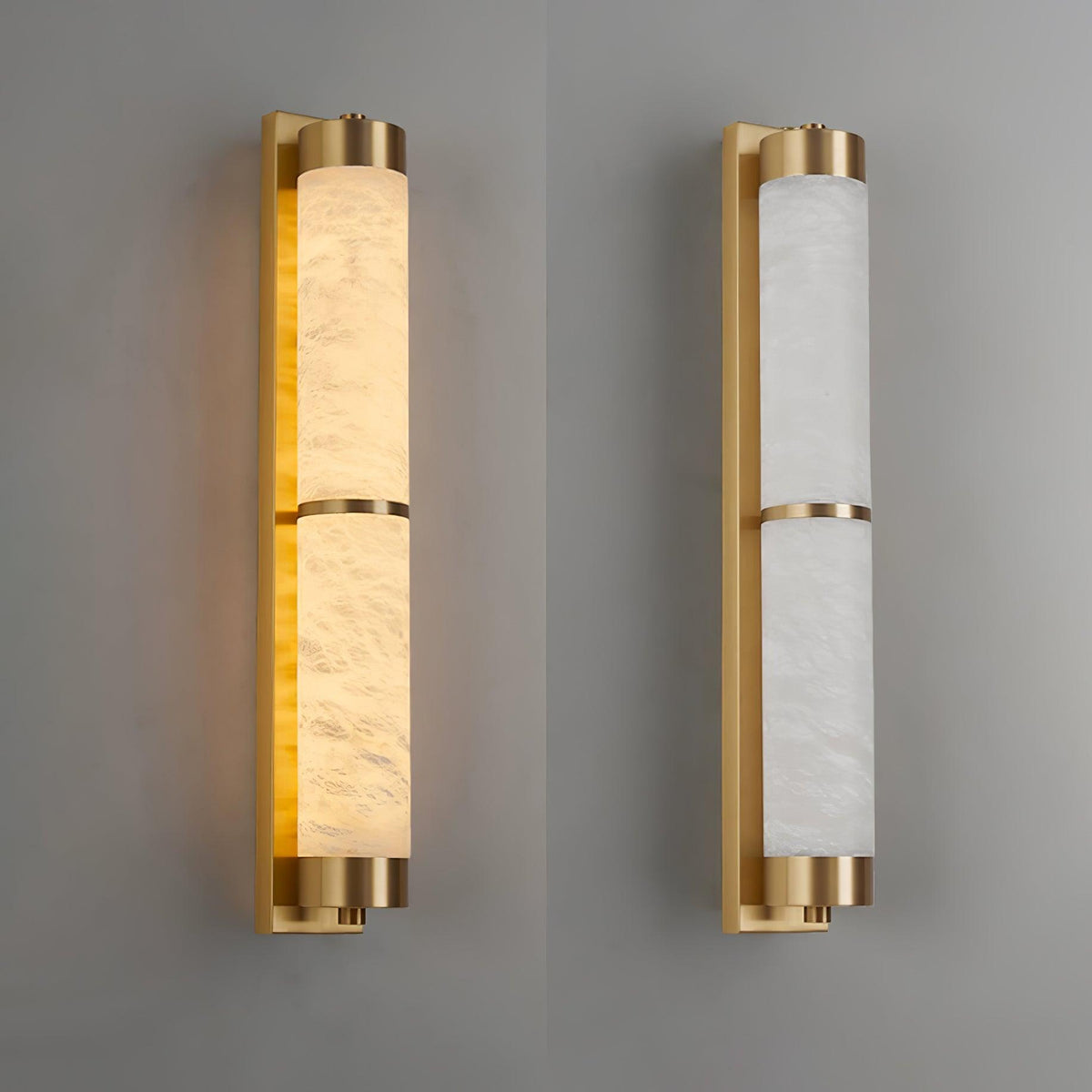 Albelise aplique de pared minimalista en alabastro