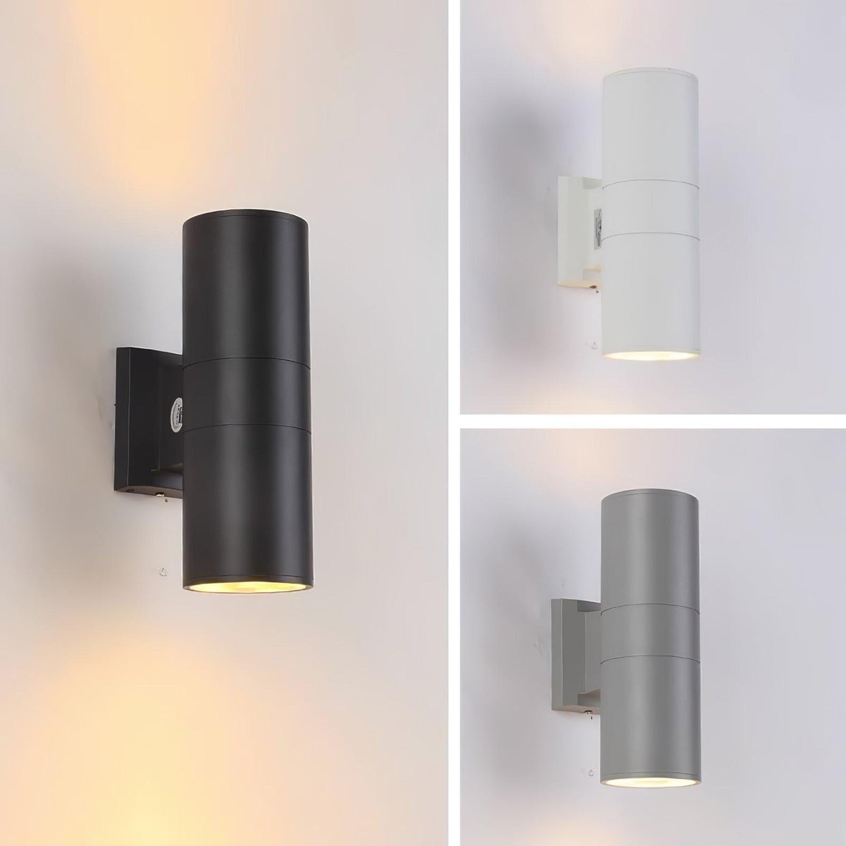 Caliraine aplique de pared moderno minimalista cilíndrico exterior