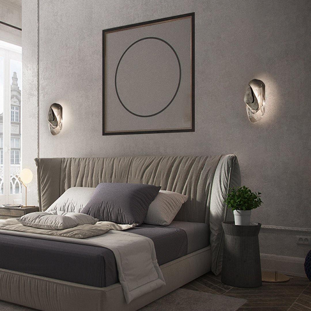 Gana aplique de pared de vidrio nórdico premium art