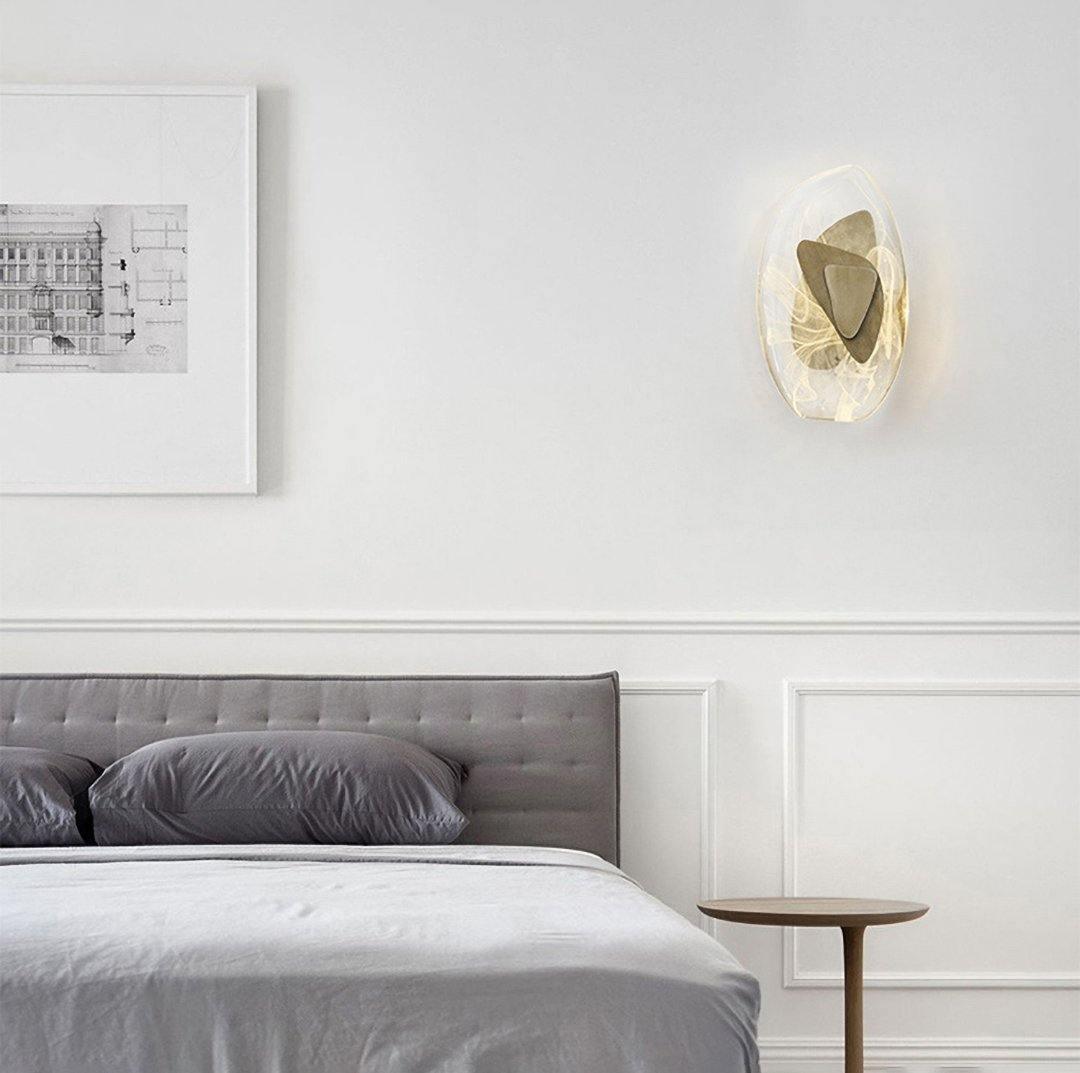Gana aplique de pared de vidrio nórdico premium art