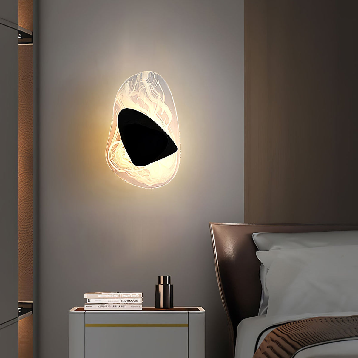 Gana aplique de pared de vidrio nórdico premium art