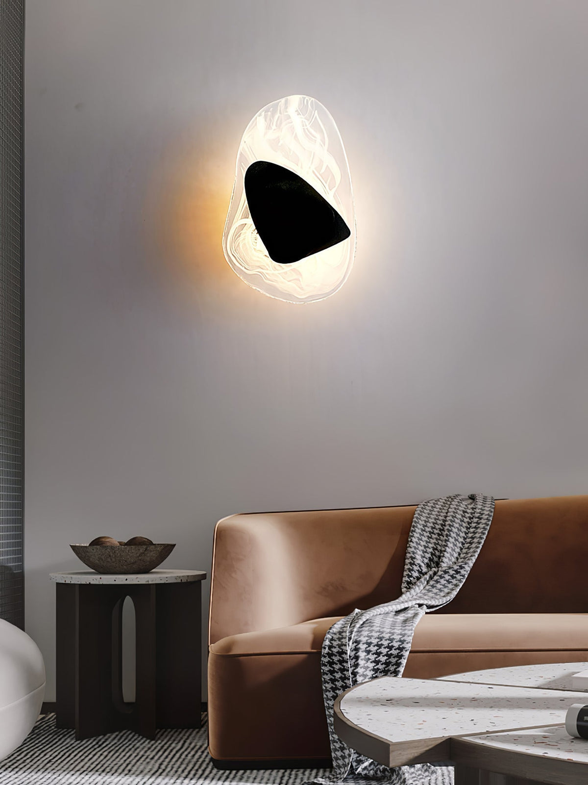Gana aplique de pared de vidrio nórdico premium art