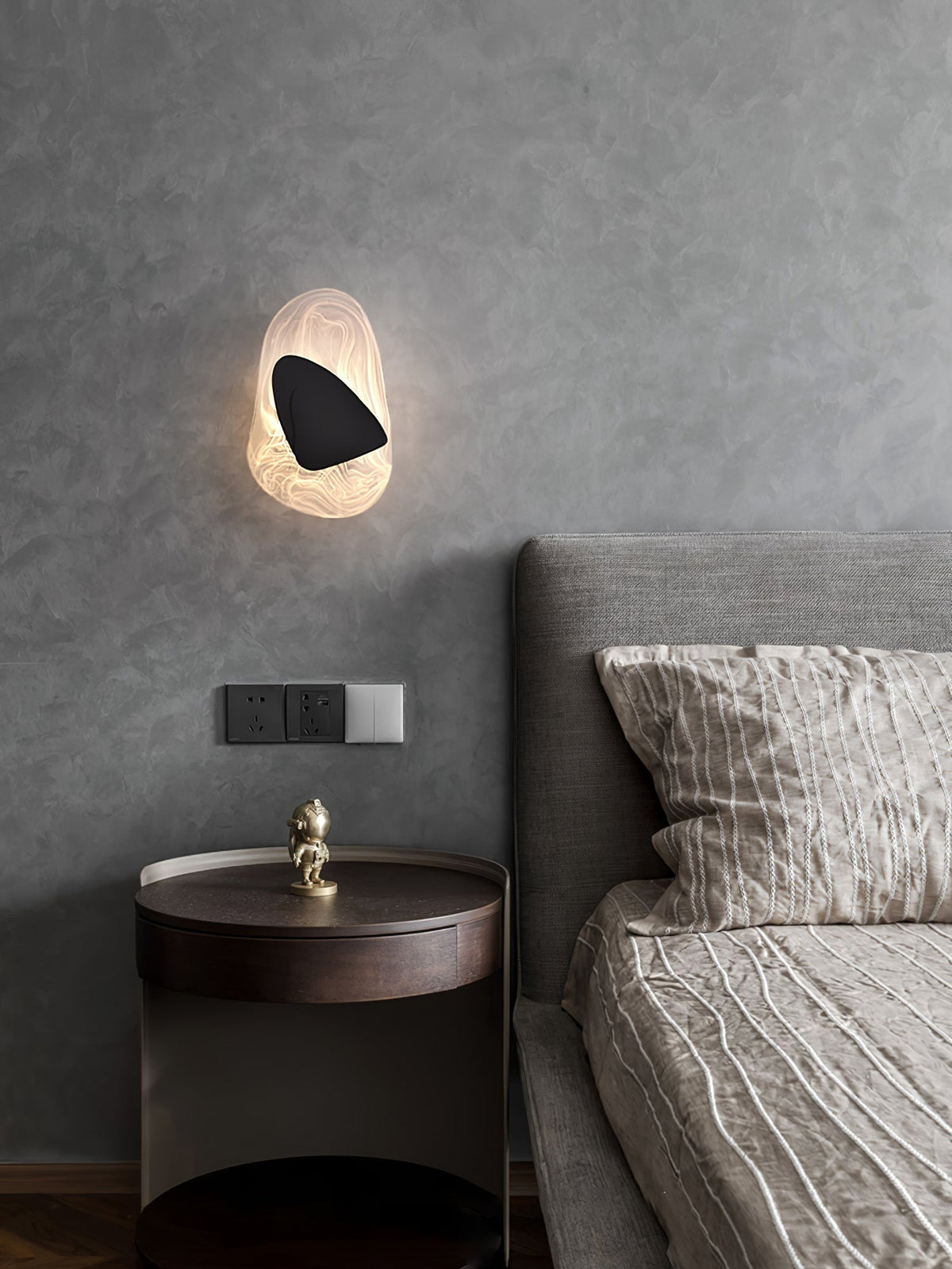 Gana aplique de pared de vidrio nórdico premium art