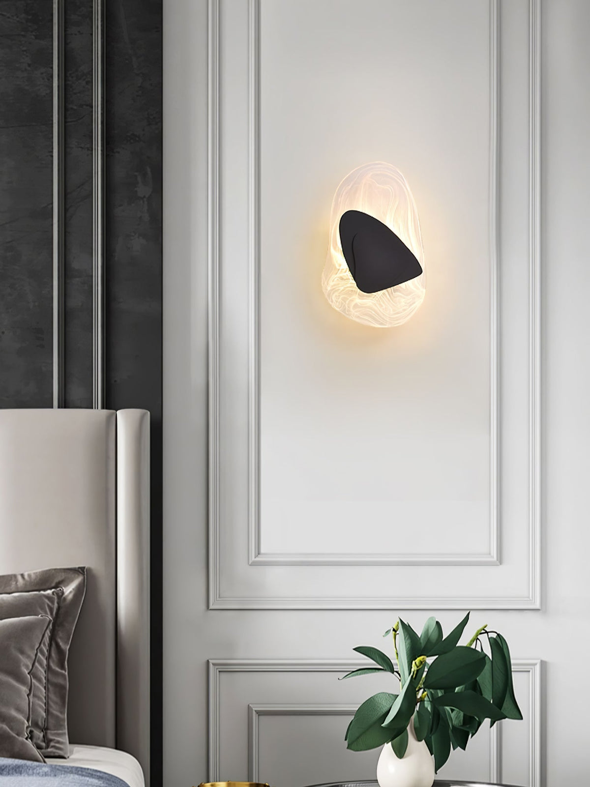 Gana aplique de pared de vidrio nórdico premium art