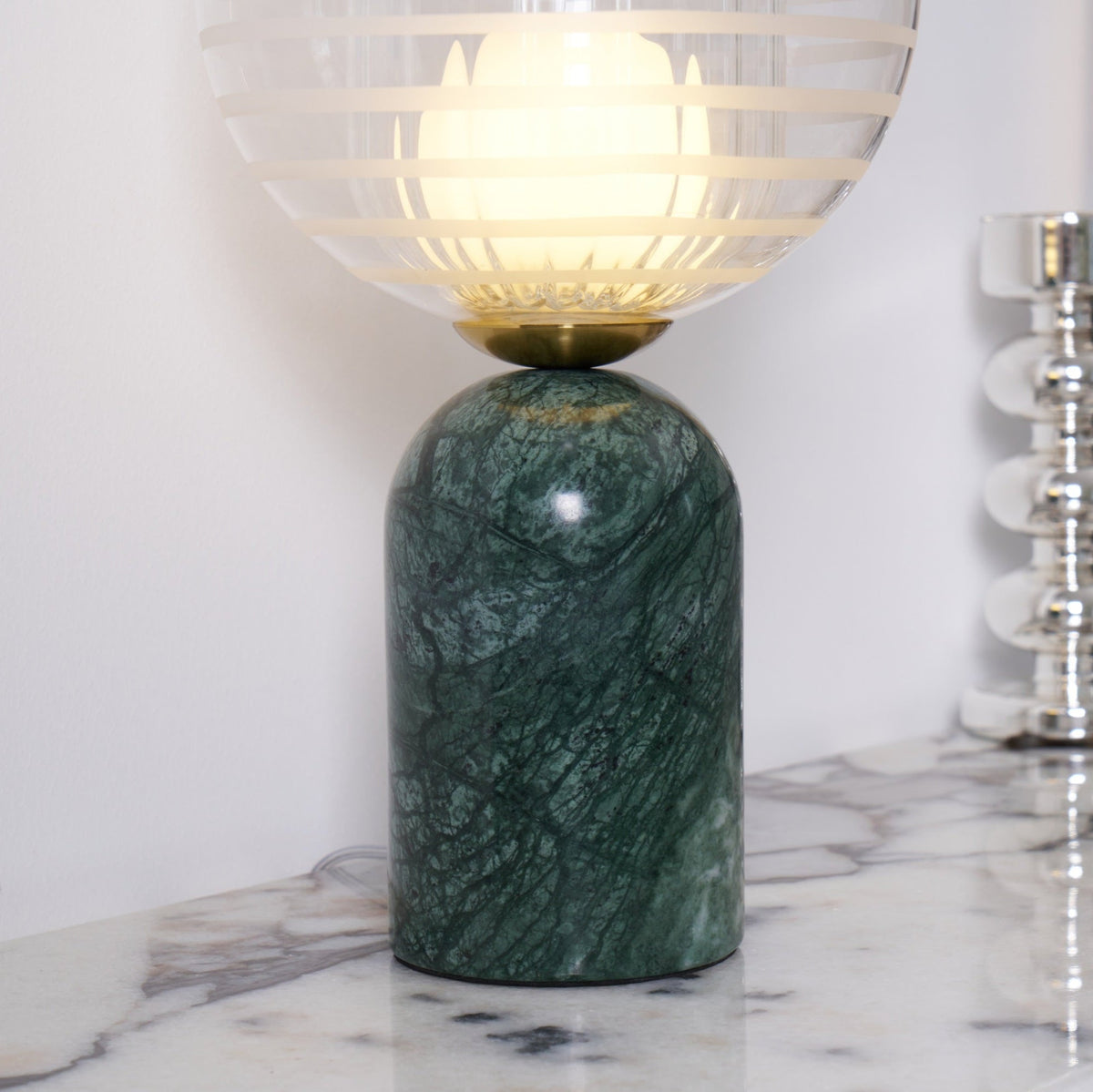 Selisette lámpara de mesa elegante de mármol
