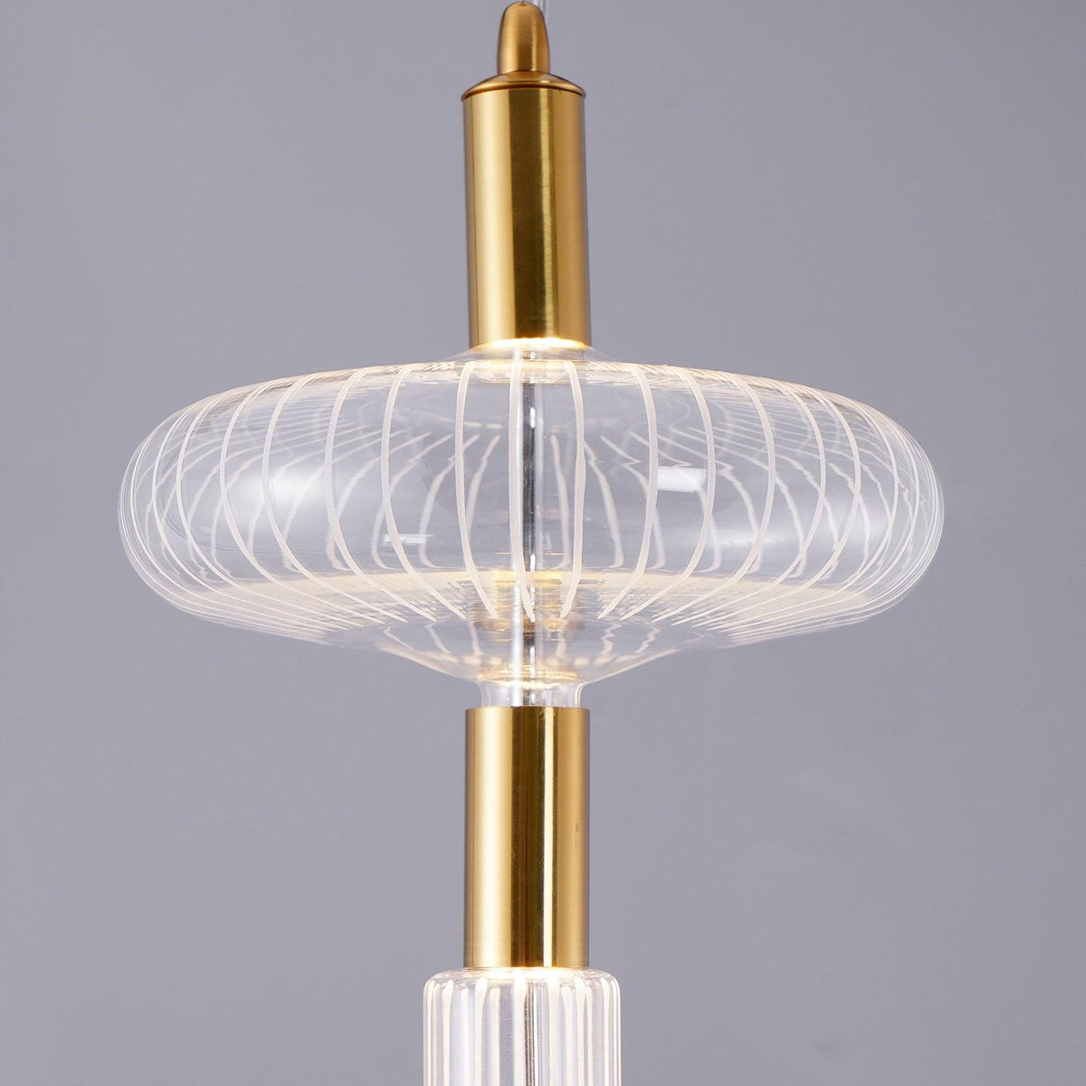Tika lámpara colgante cristal Cylinder Cipher Contemporary
