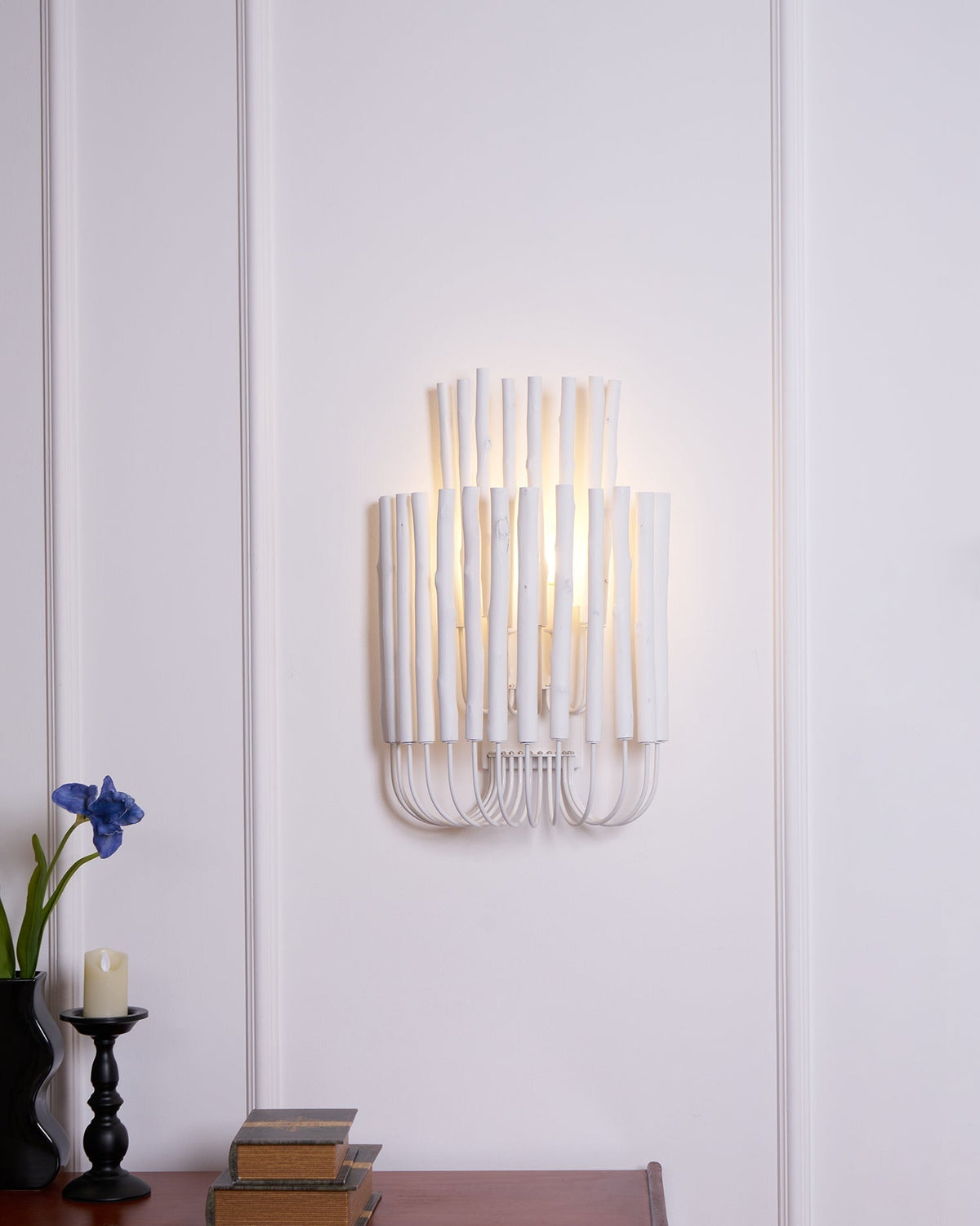 Vasilora aplique de pared individual de madera con diseño creativo artístico