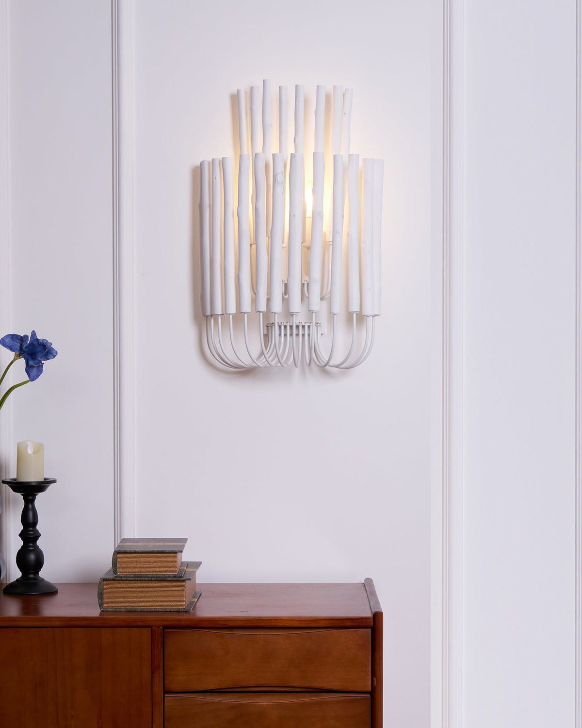 Vasilora aplique de pared individual de madera con diseño creativo artístico