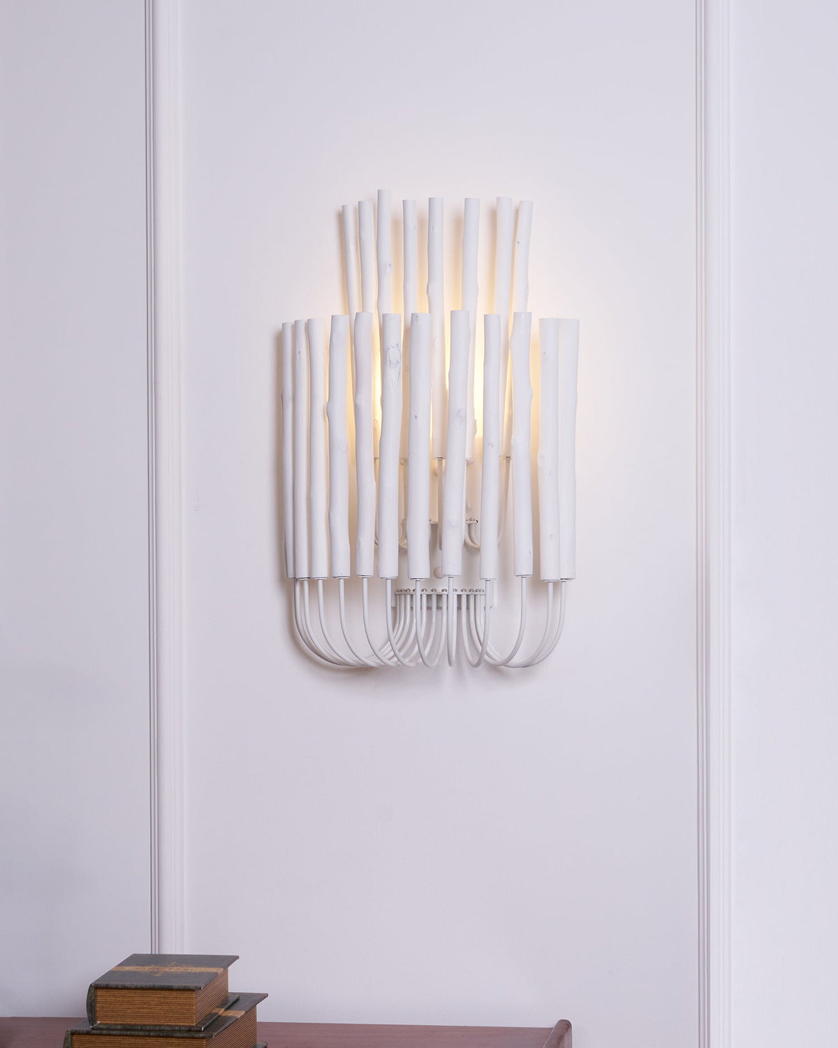 Vasilora aplique de pared individual de madera con diseño creativo artístico
