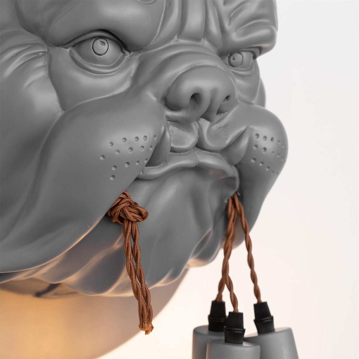 Umeri aplique de pared bulldog escultura caprichoso