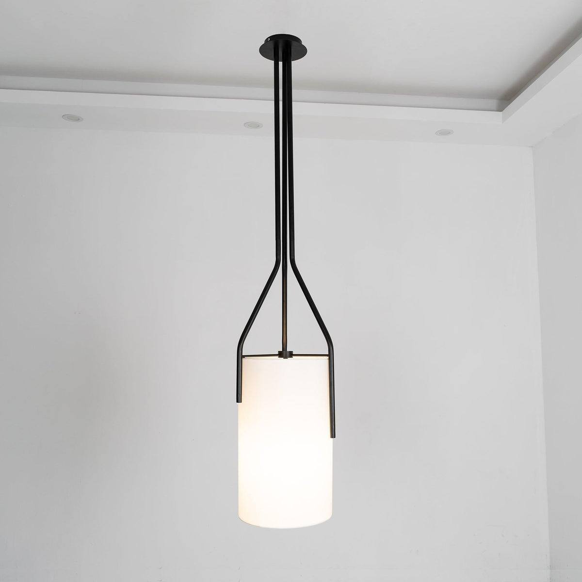 Cex lámpara de araña LED 3-luces latón moderna