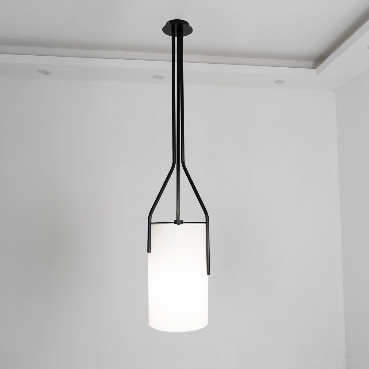 Cex lámpara de araña LED 3-luces latón moderna