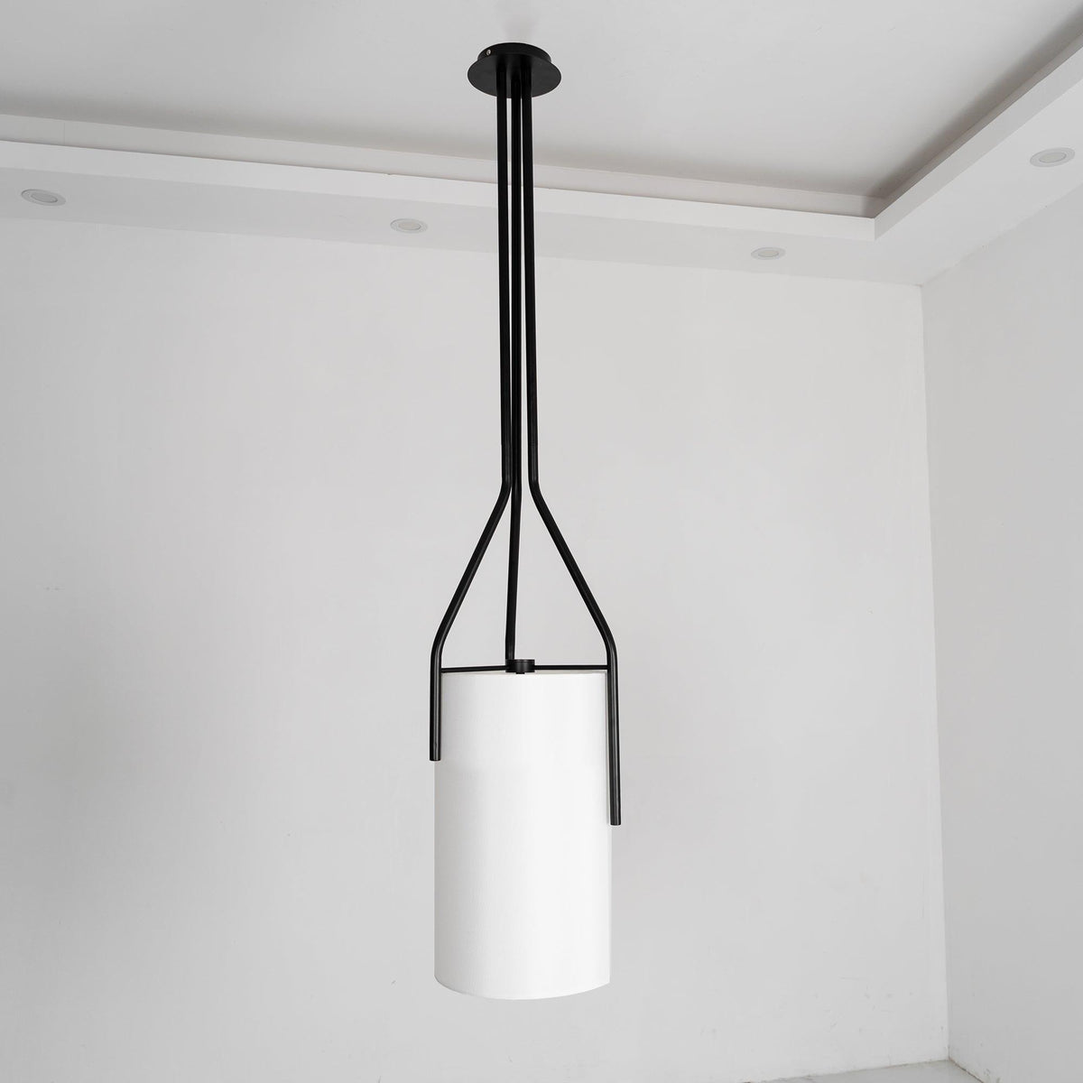 Cex lámpara de araña LED 3-luces latón moderna