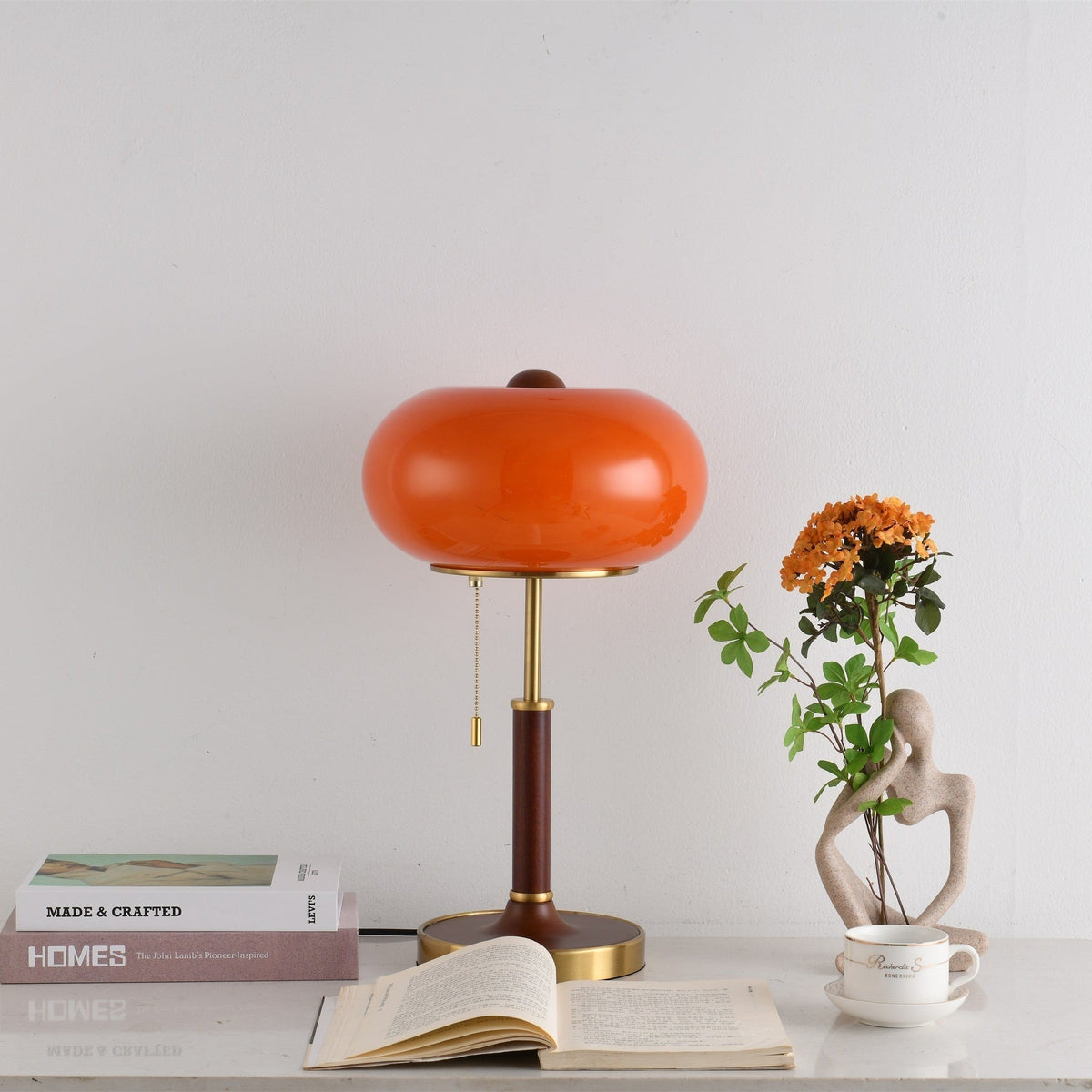 Gemno lámpara de mesa Vintage