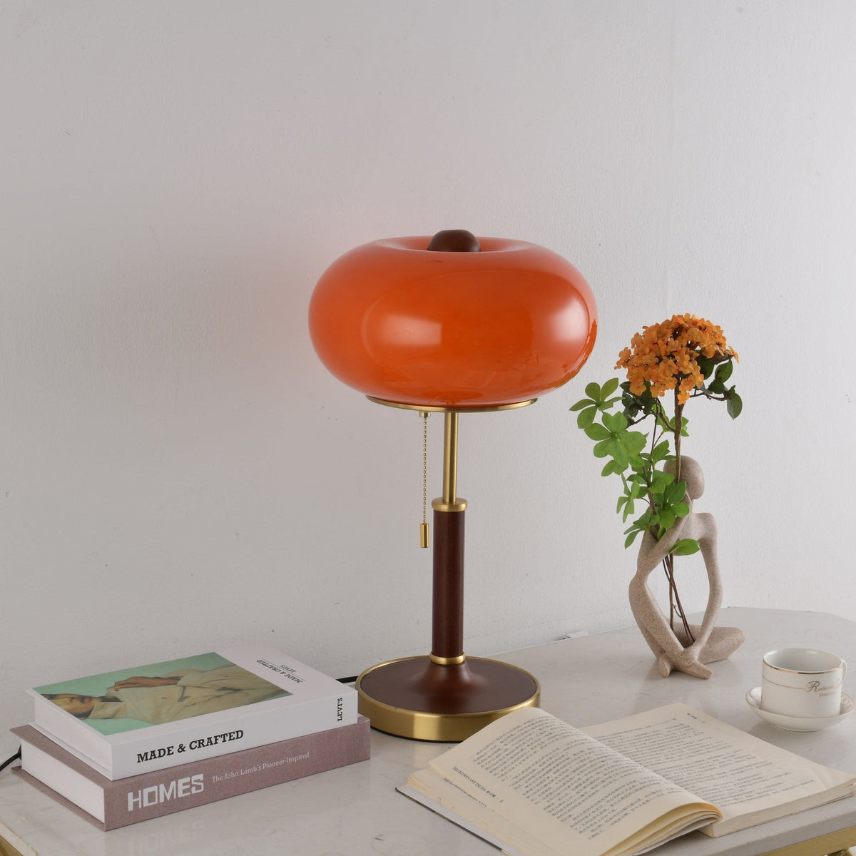 Gemno lámpara de mesa Vintage