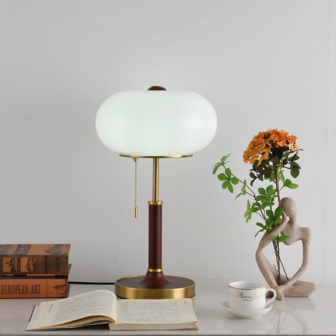 Gemno lámpara de mesa Vintage