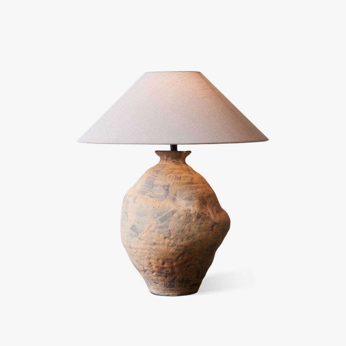Terierelia cerámica lámpara de mesa wabi-sabi Terracota & Beige
