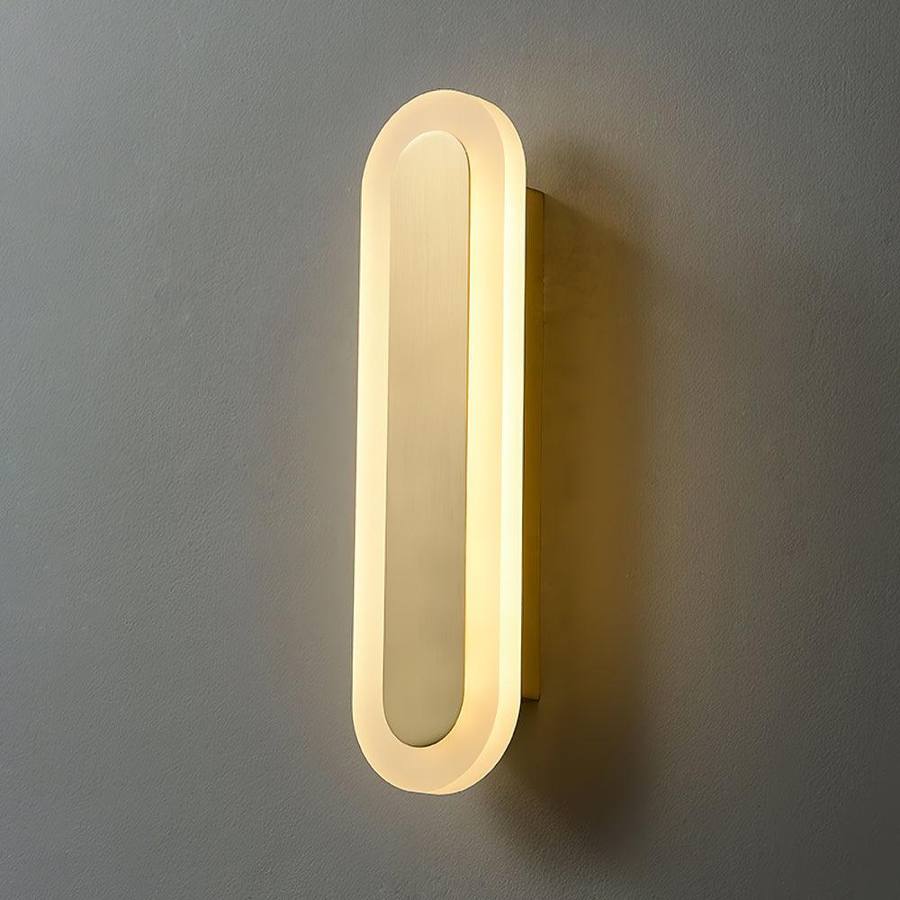 Solanelle aplique de pared moderno minimalista de latón