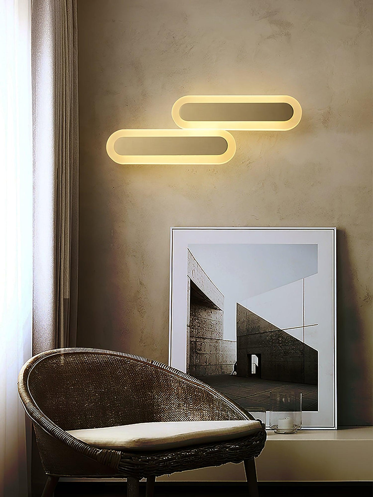 Solanelle aplique de pared moderno minimalista de latón