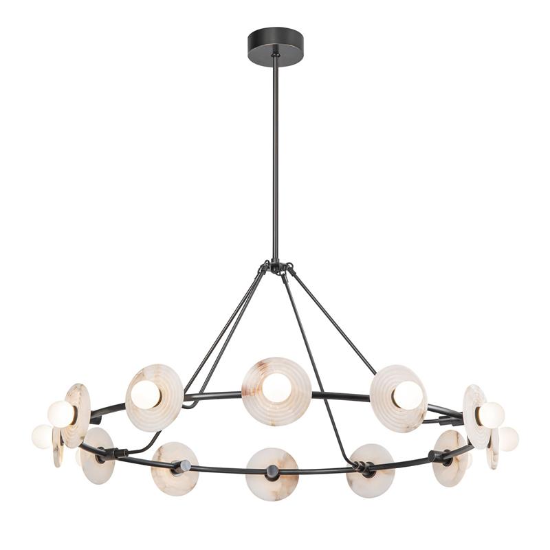 Velisissa lámpara de araña de vidrio