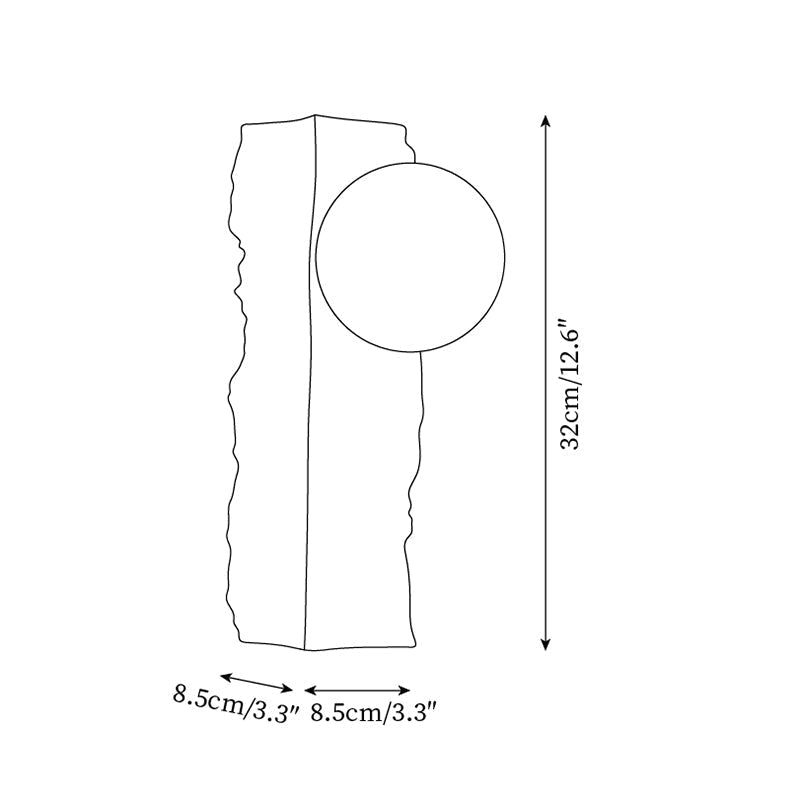 Obrio aplique de pared