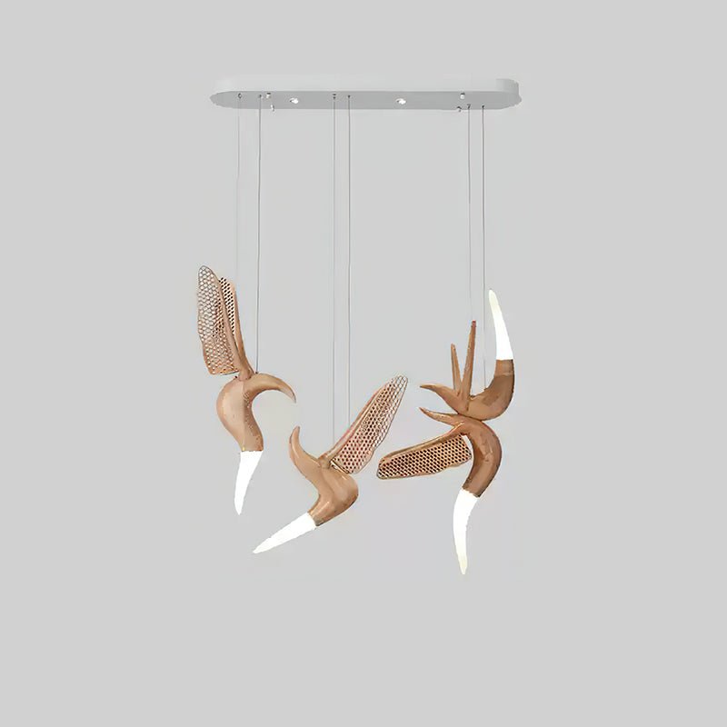 Elsilor lámpara colgante Avian-Inspired de madera
