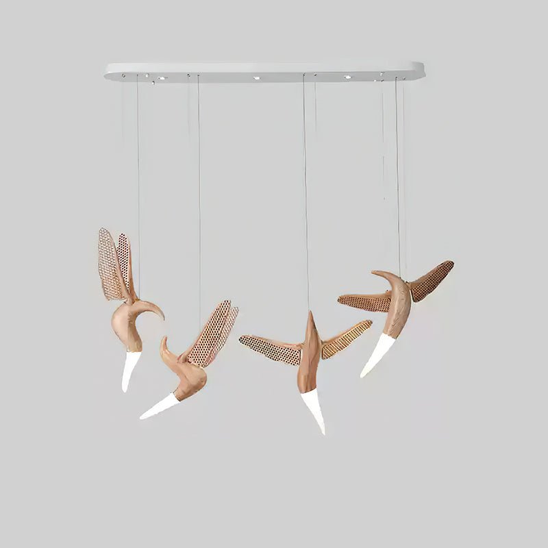 Elsilor lámpara colgante Avian-Inspired de madera