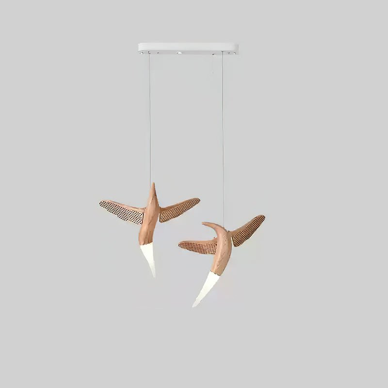 Elsilor lámpara colgante Avian-Inspired de madera